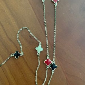 Tazza necklace and earring set